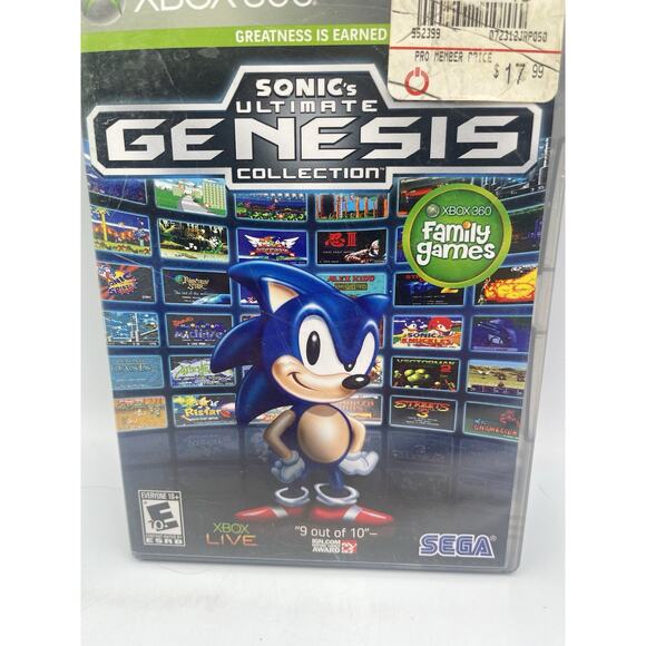 Sonic's Ultimate Genesis Collection (Microsoft XBOX 360) Complete In Box - Picture 2 of 9